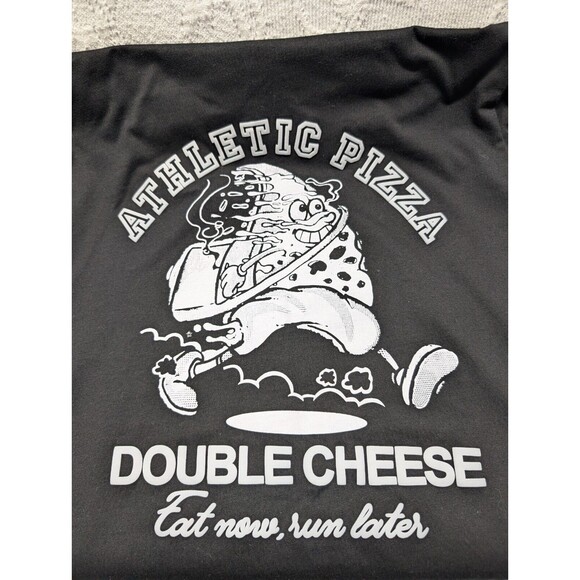 Denim & Flower Ricky Singh Men Small T-Shirt Short-Sleeve Athletic Pizza New - Picture 3 of 7